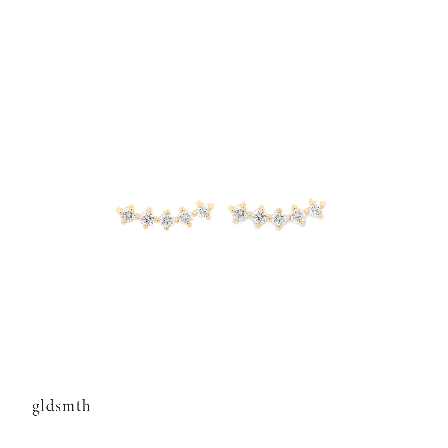 10k Gold Krystal Studs