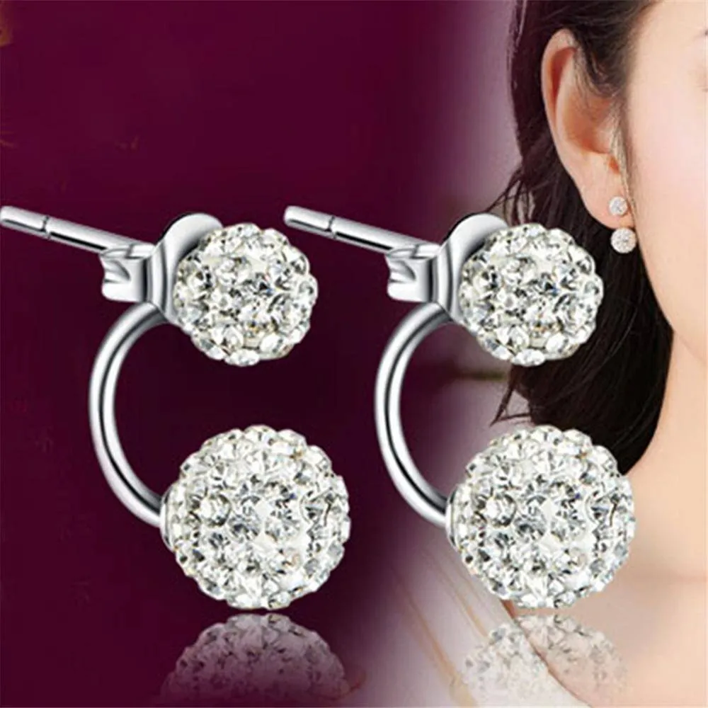 13 Designs, Shambhala Sparkling Zirconia earrings