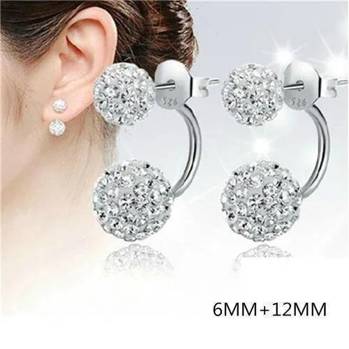 13 Designs, Shambhala Sparkling Zirconia earrings