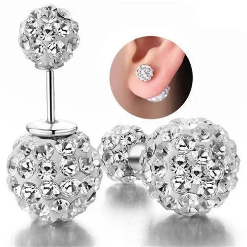 13 Designs, Shambhala Sparkling Zirconia earrings
