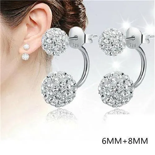 13 Designs, Shambhala Sparkling Zirconia earrings