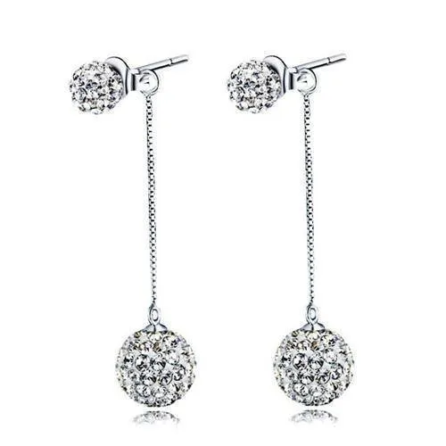 13 Designs, Shambhala Sparkling Zirconia earrings