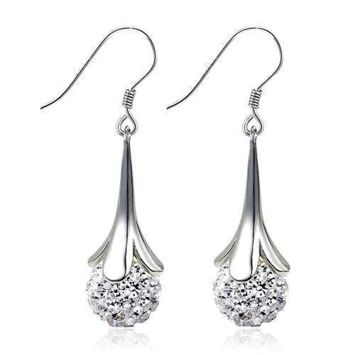 13 Designs, Shambhala Sparkling Zirconia earrings