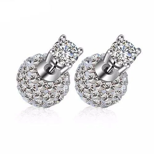 13 Designs, Shambhala Sparkling Zirconia earrings