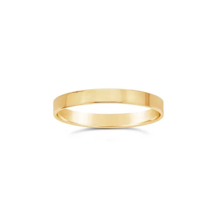 14K GF Flat Band Ring