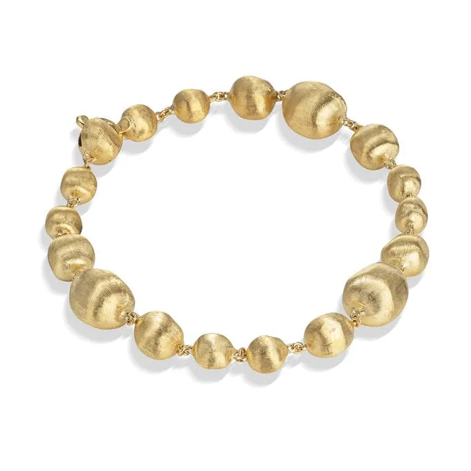 18K Africa Mixed Bead Medium Bracelet - BB1416 Y