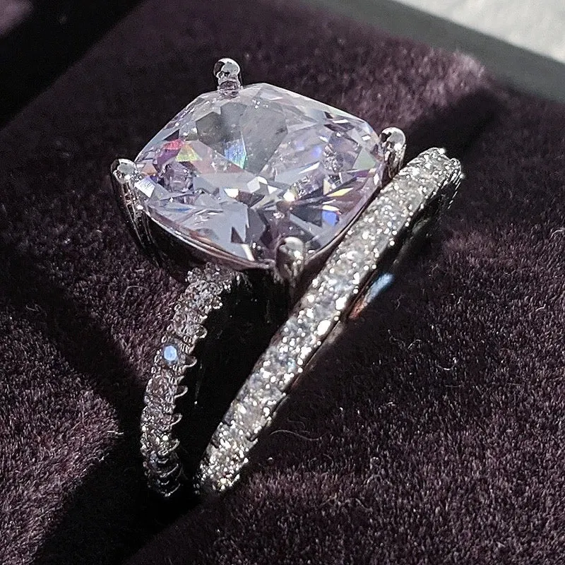 925 Sterling silver 3 in 1 band large Gorgeous Ring