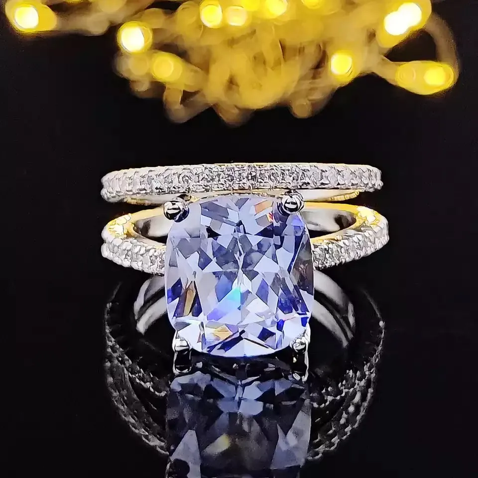 925 Sterling silver 3 in 1 band large Gorgeous Ring