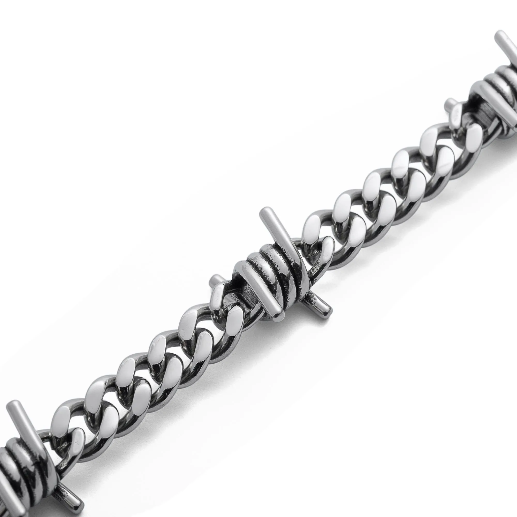 9mm Barbed Wire Cuban Chain