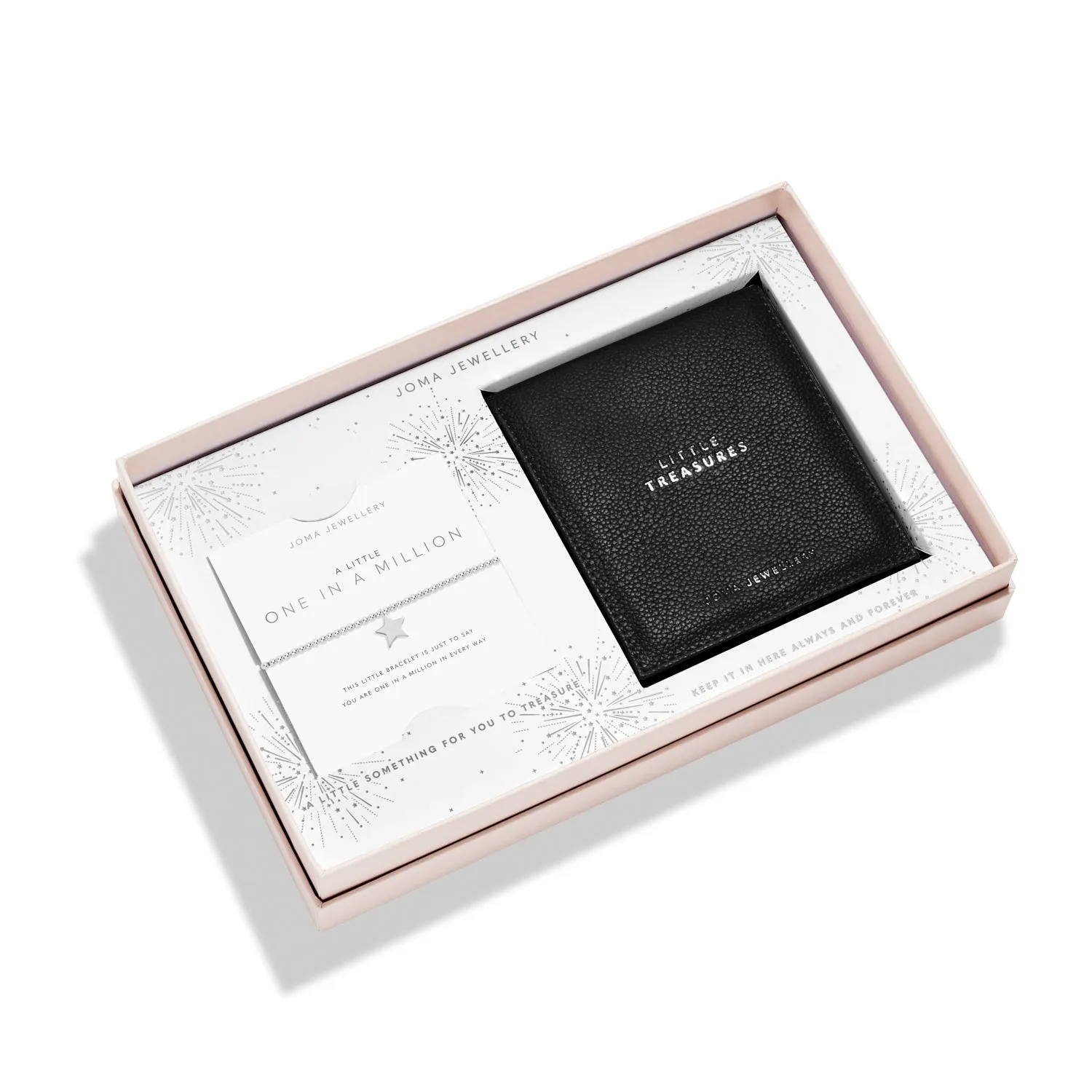 A Little One A Million Jewellery Roll Gift Set Silver Plated 8090
