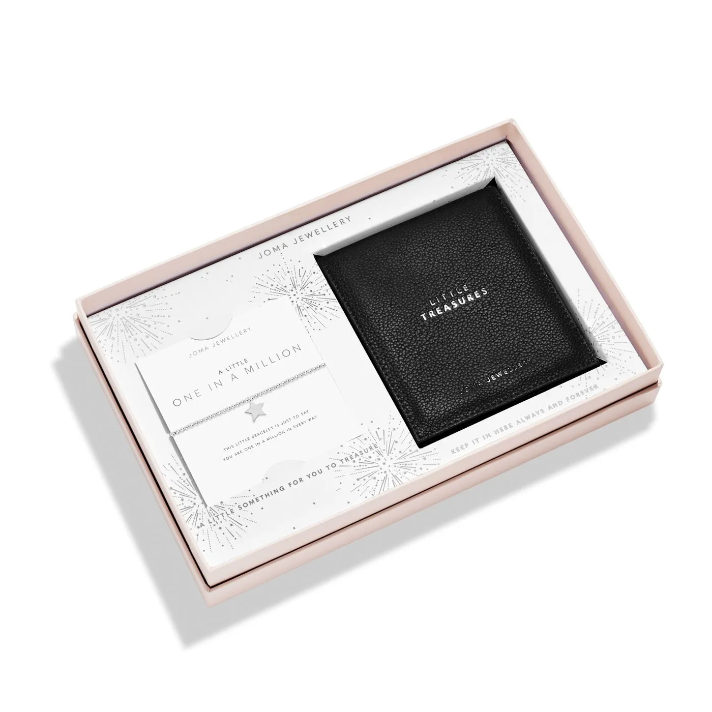 A Little One A Million Jewellery Roll Gift Set Silver Plated 8090