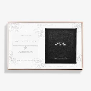 A Little One A Million Jewellery Roll Gift Set Silver Plated 8090