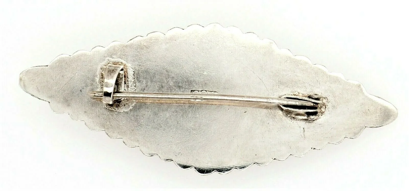 Amethyst Sterling Silver Vintage Brooch with Yellow Gold Accents