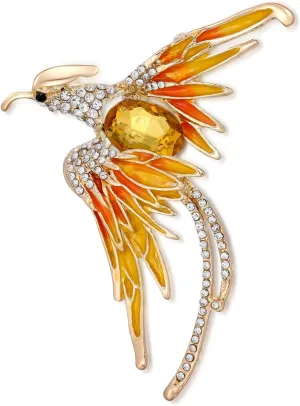 Animal Brooches for Women Rhinestone Crystal Brooch Pin Costume Accessories Animal Jewelry Gift