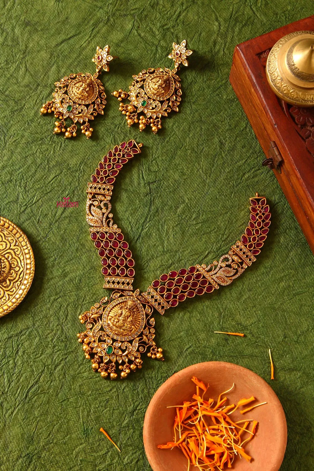 Antique Traditional South Indian Necklace