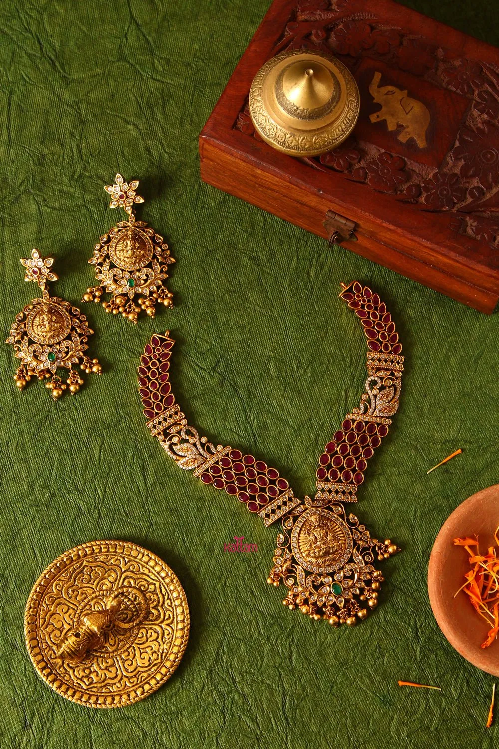 Antique Traditional South Indian Necklace