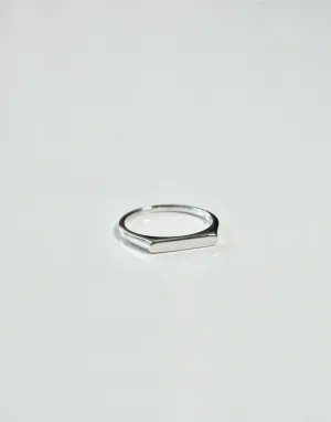 Bar Ring, .925 Sterling Silver Skinny Dainty Luxury Fine Jewelry