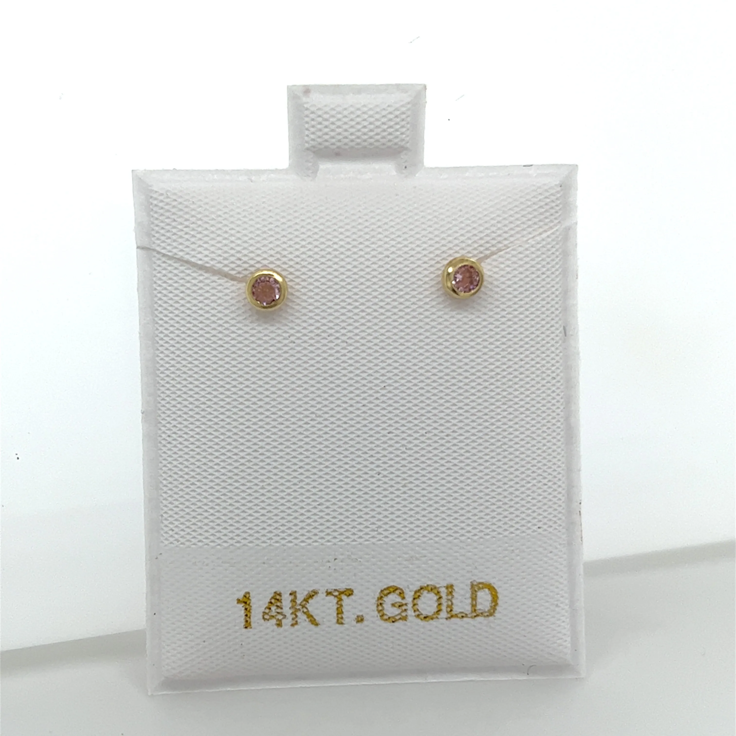 Bezel CZ Studs (3mm)