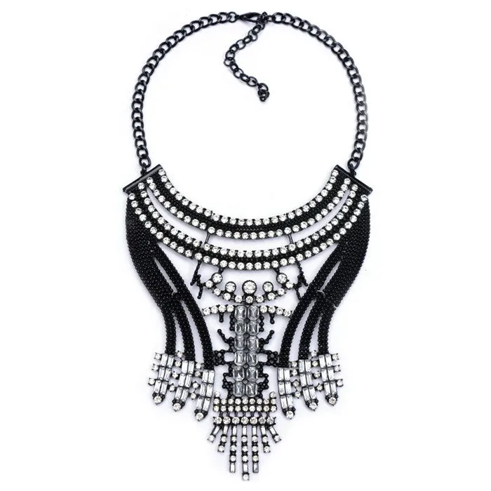 Big Women Collier Femme Necklaces Pendant Collar Statement Bijoux Fashion Crystal Jewelry Choker Maxi Boho Vintage Jewellry
