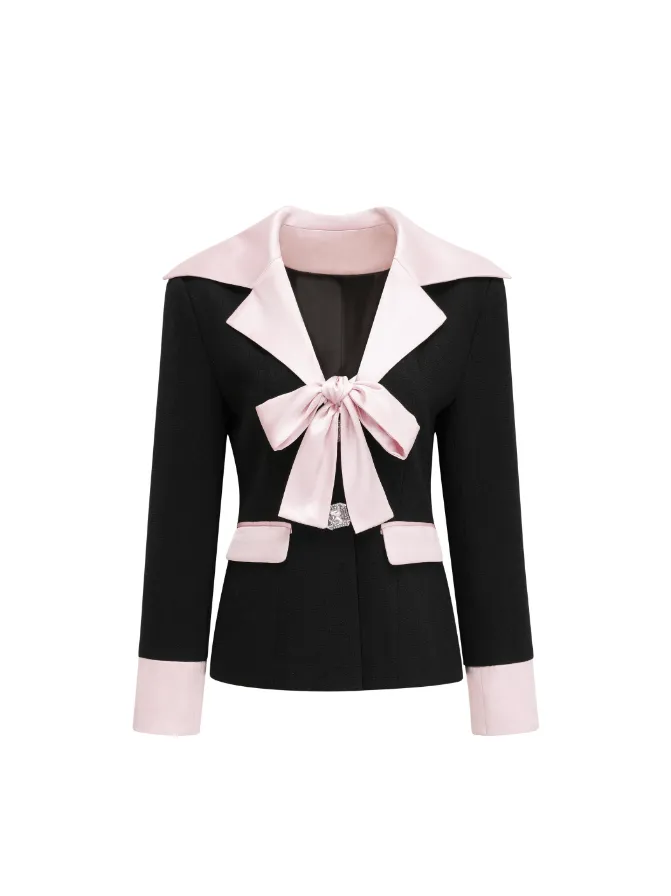 BLAIR Tweed Matching Jacket  - Black