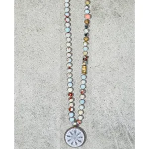 Buddha 40 Necklace in Soft Mix