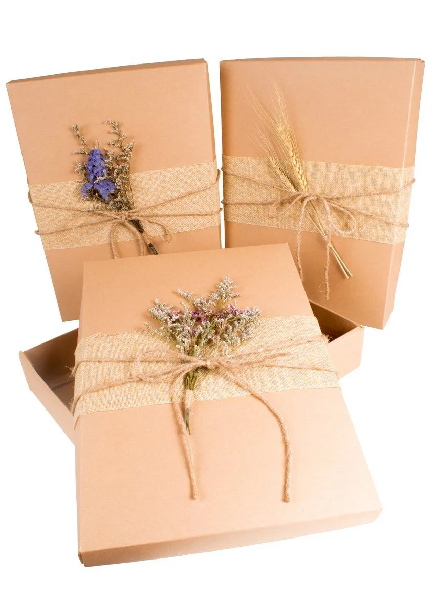 CCcollections Gift Boxes with Dried Flowers | Unique Gift Wrapping Ideas