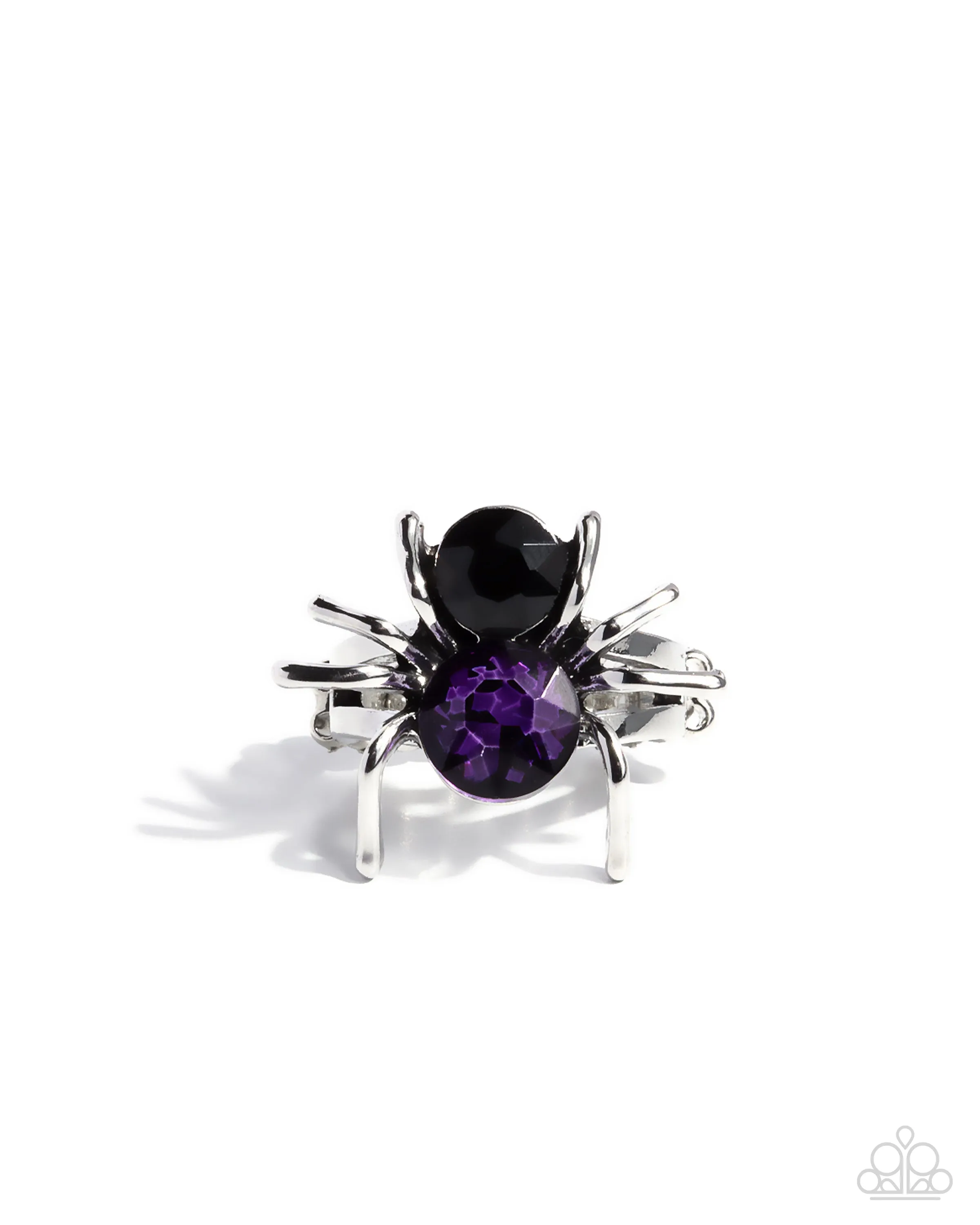 Complete Look - Purple Spider Earrings and Ring