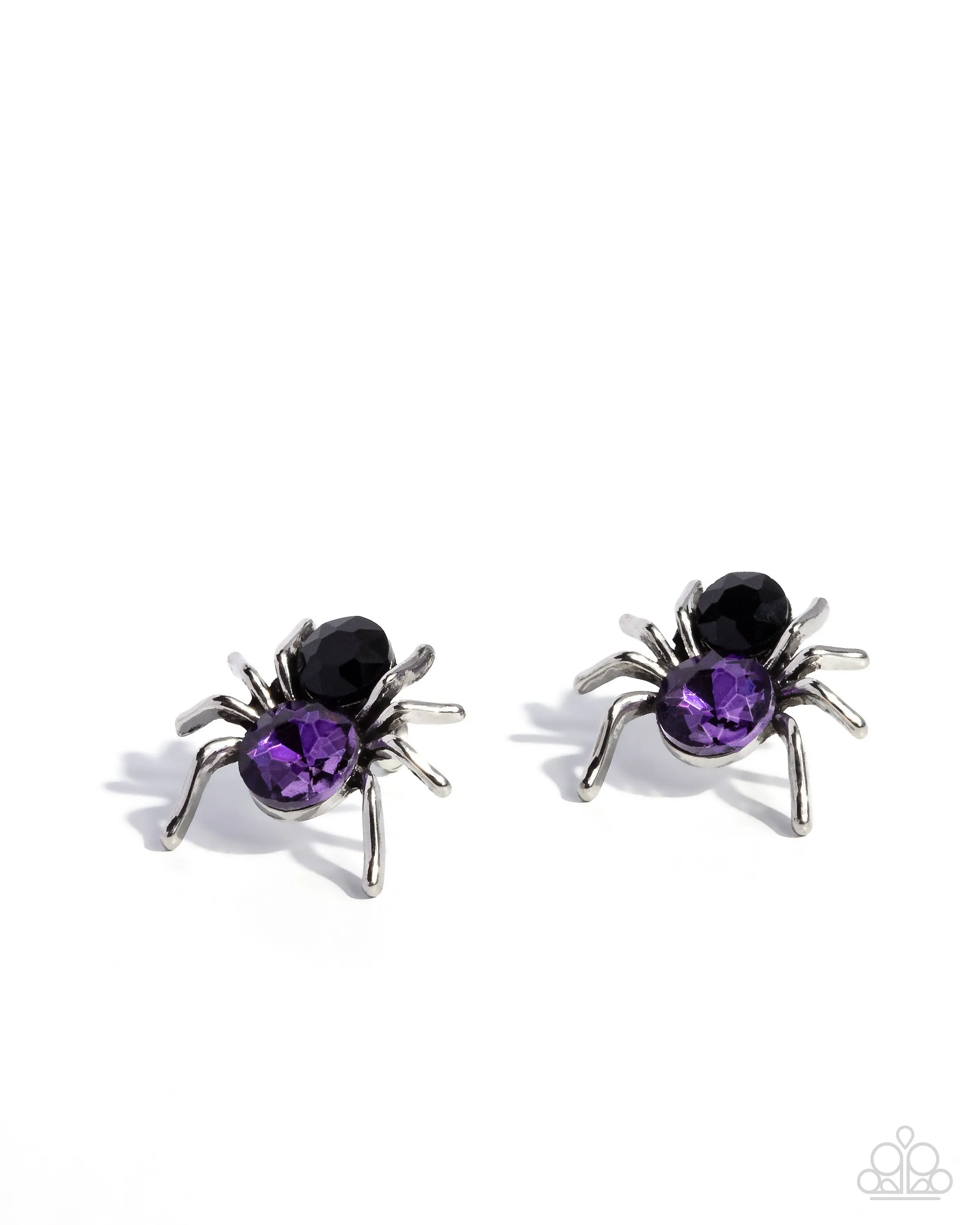Complete Look - Purple Spider Earrings and Ring