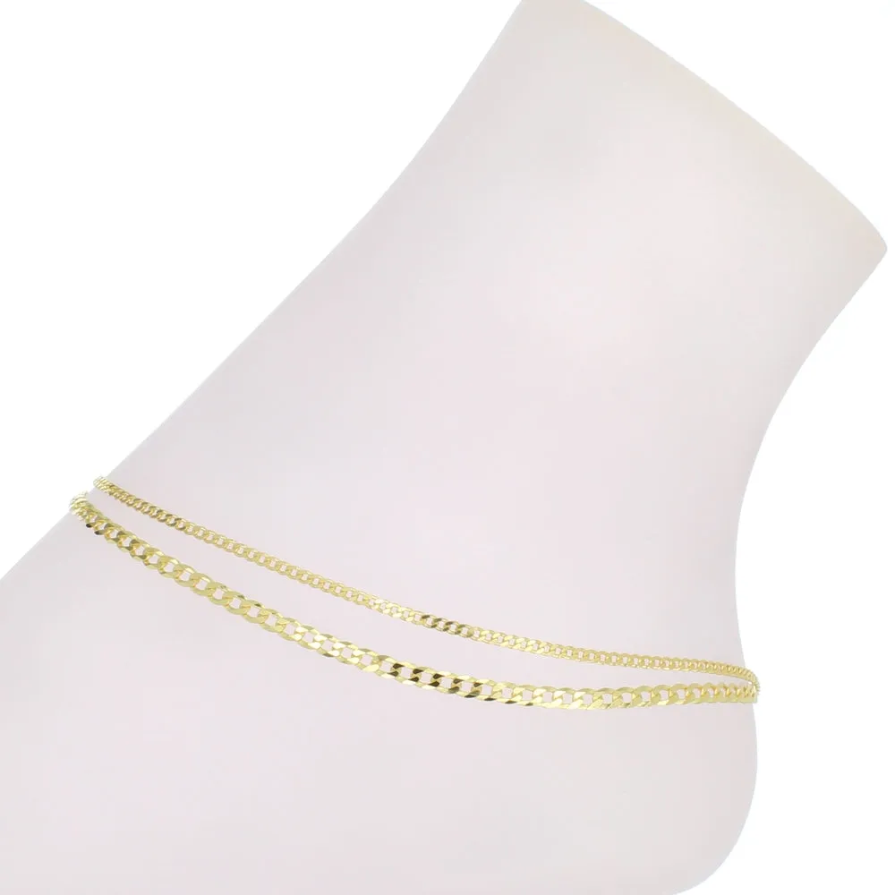 CUBAN LINK ANKLET