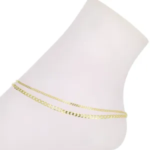 CUBAN LINK ANKLET