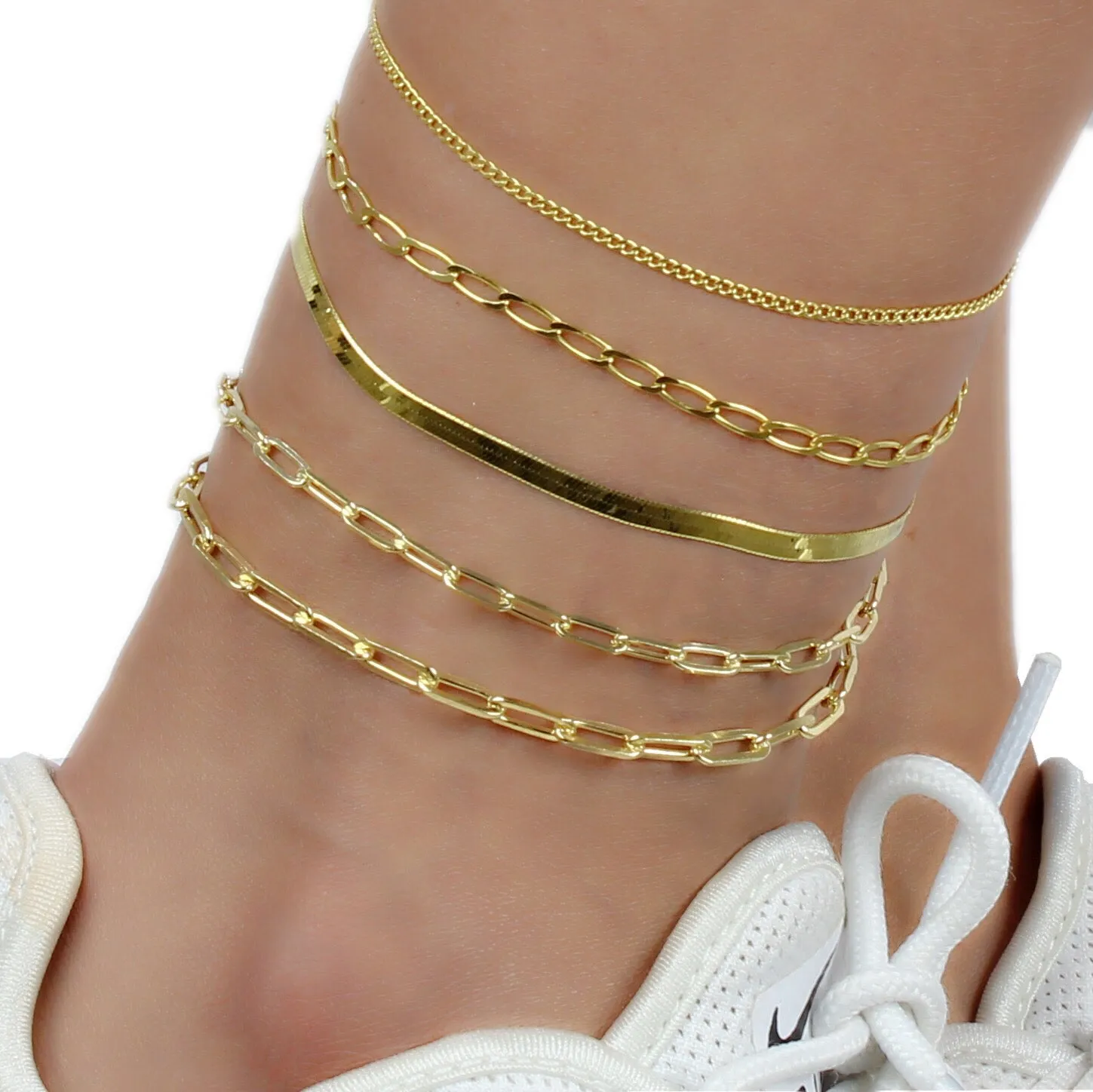 CUBAN LINK ANKLET