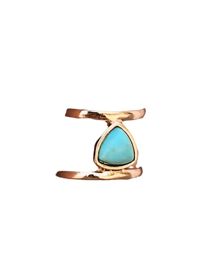Dainty Ring // Double Bar