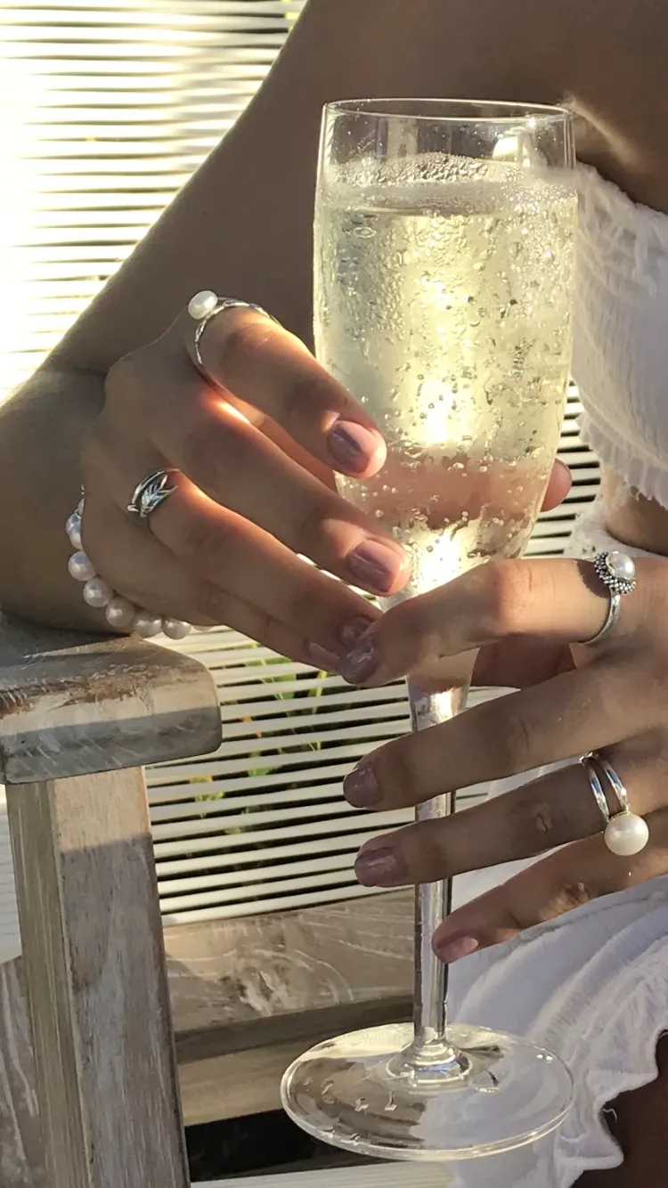 Dainty Vintage Pearl Ring