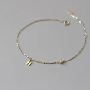 DELICATE INITIAL BRACELETS