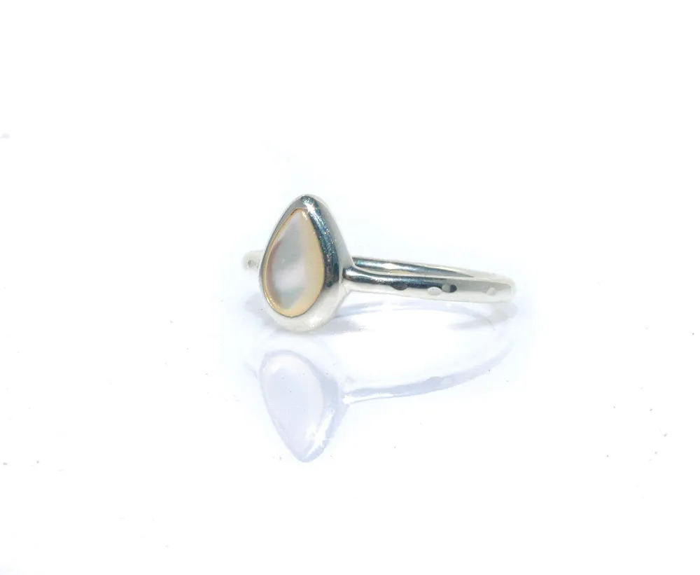 Dew Drop Mother of Pearl Ring