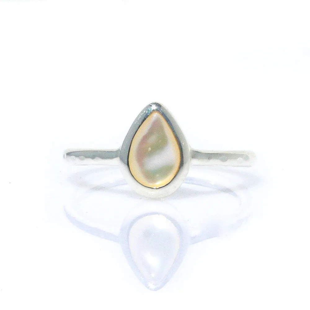 Dew Drop Mother of Pearl Ring