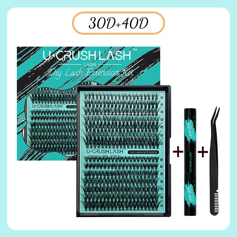 DIY Lash Clusters Kit 144 PCS Midnight