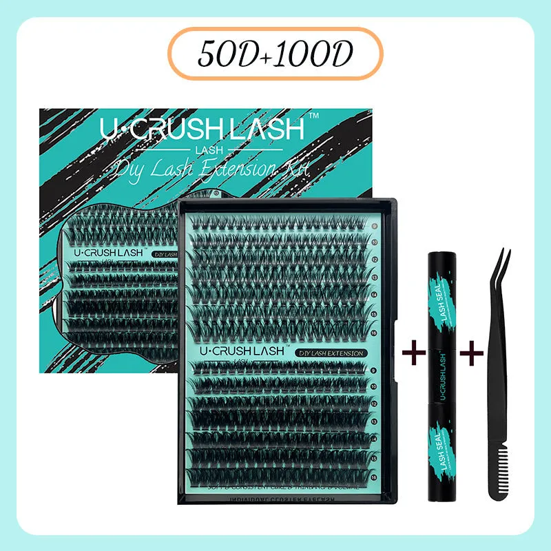 DIY Lash Clusters Kit 144 PCS Midnight