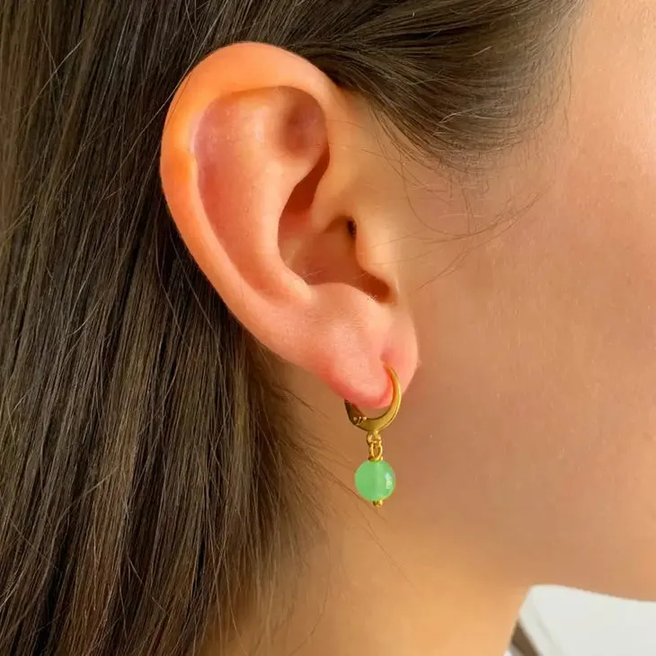 Drop Stone Earrings