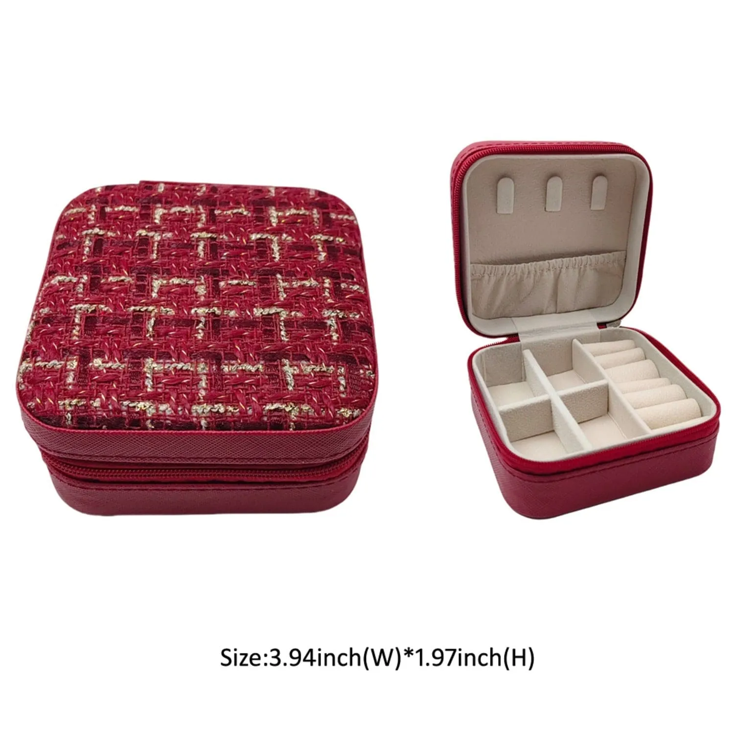 EG10301 Tweed Jewelry Box