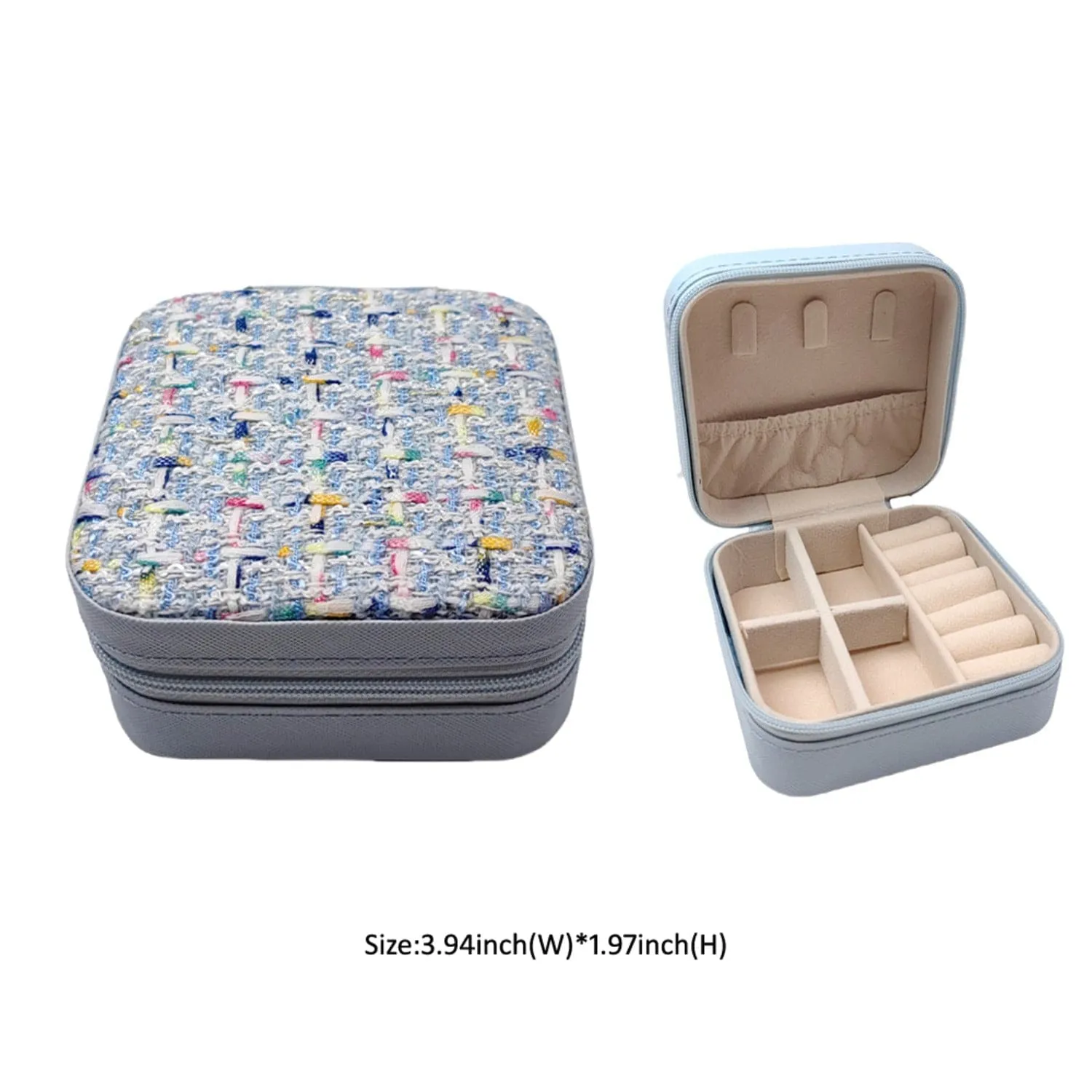 EG10301 Tweed Jewelry Box