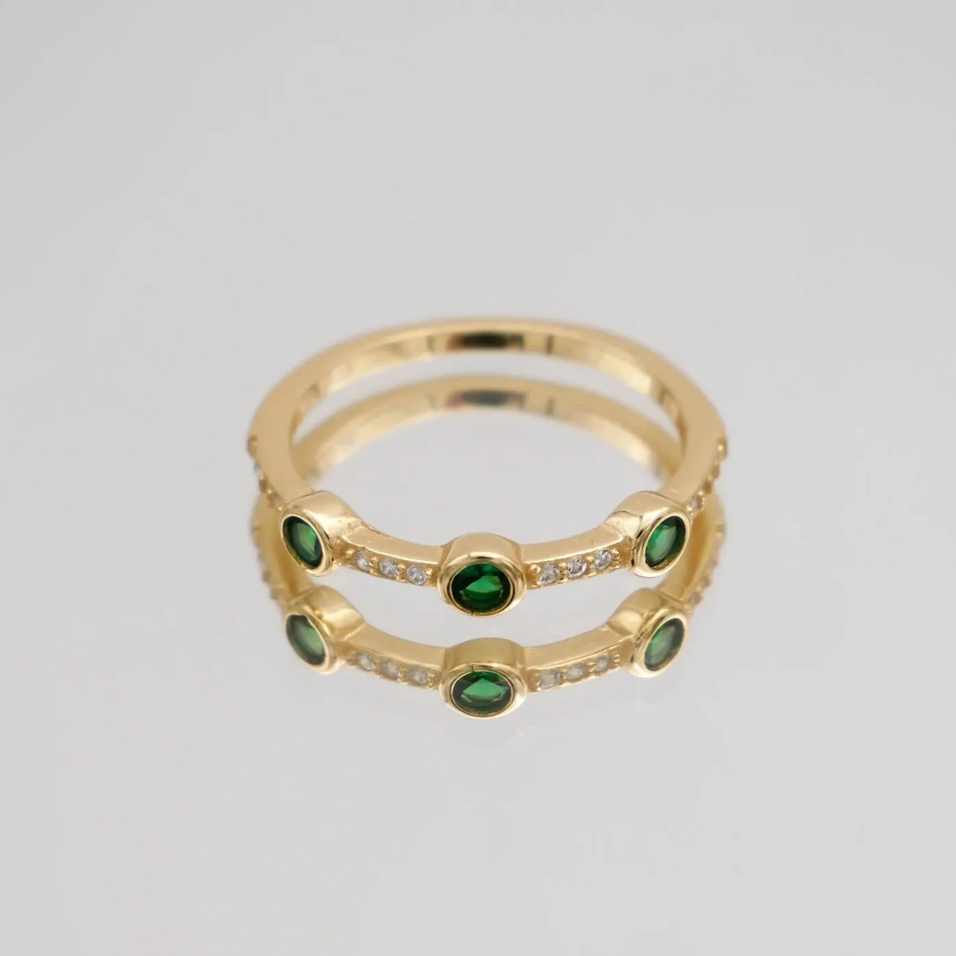Ellis Emerald Stone Ring