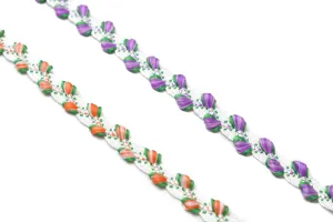 Floral Gimp 0.38" - 1 Yard