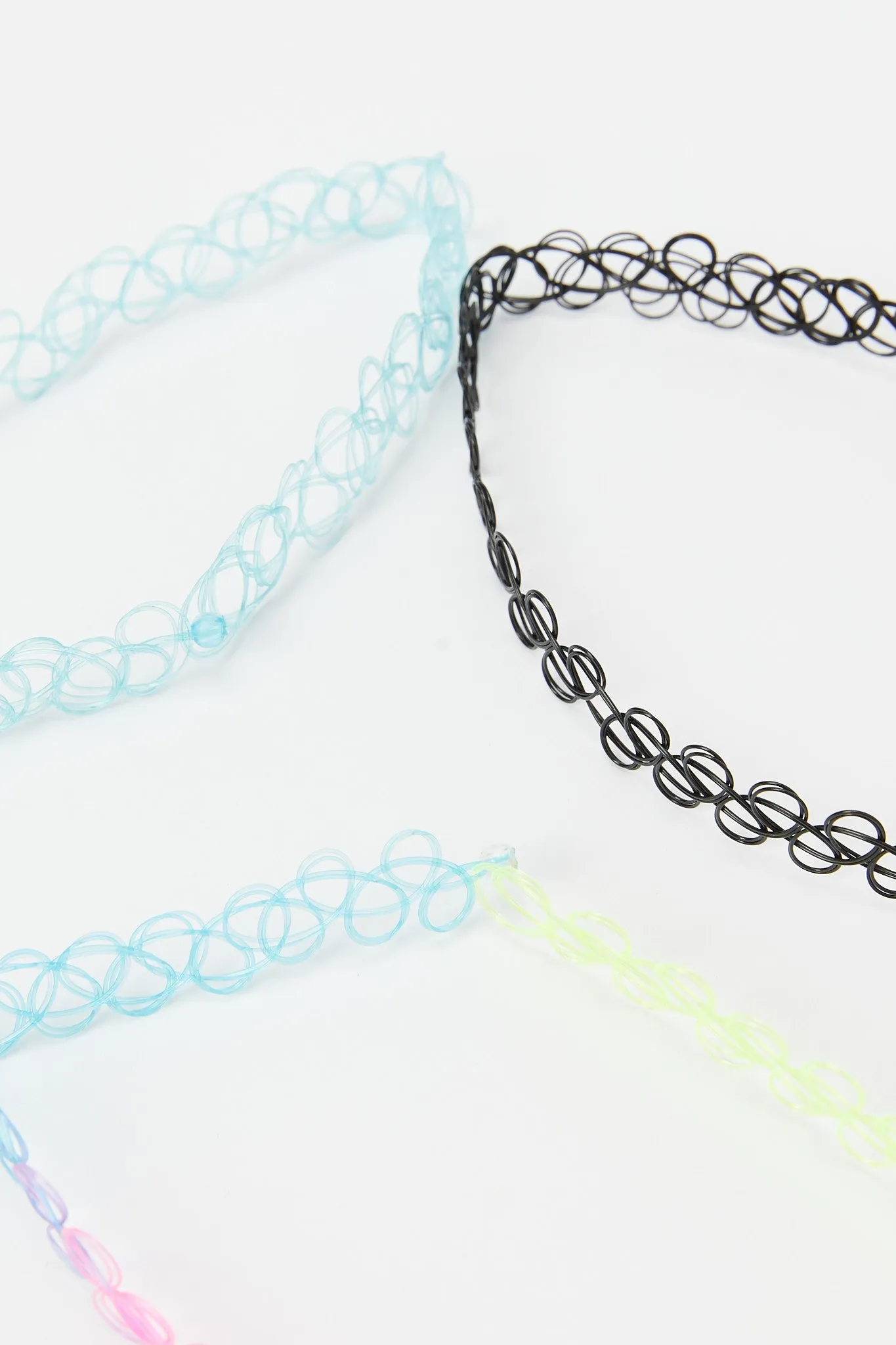 Girls Assorted Embellished Choker Set (4 Piece)