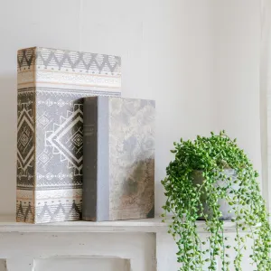Grey & Cream Book Boxes