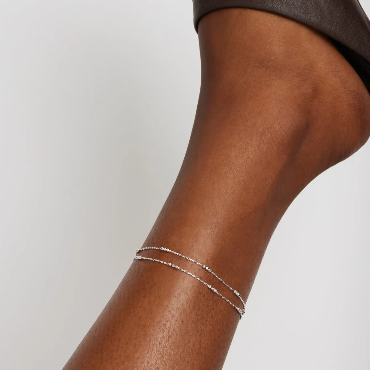 Halcyon Anklet | Sterling Silver