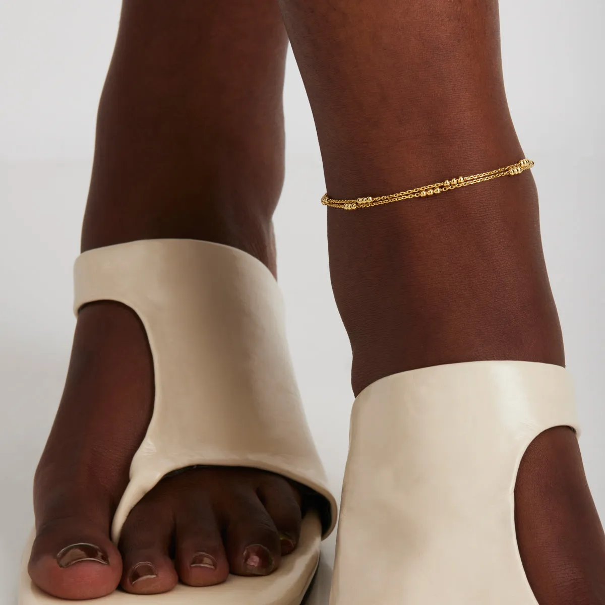 Halcyon Anklet | Yellow Gold