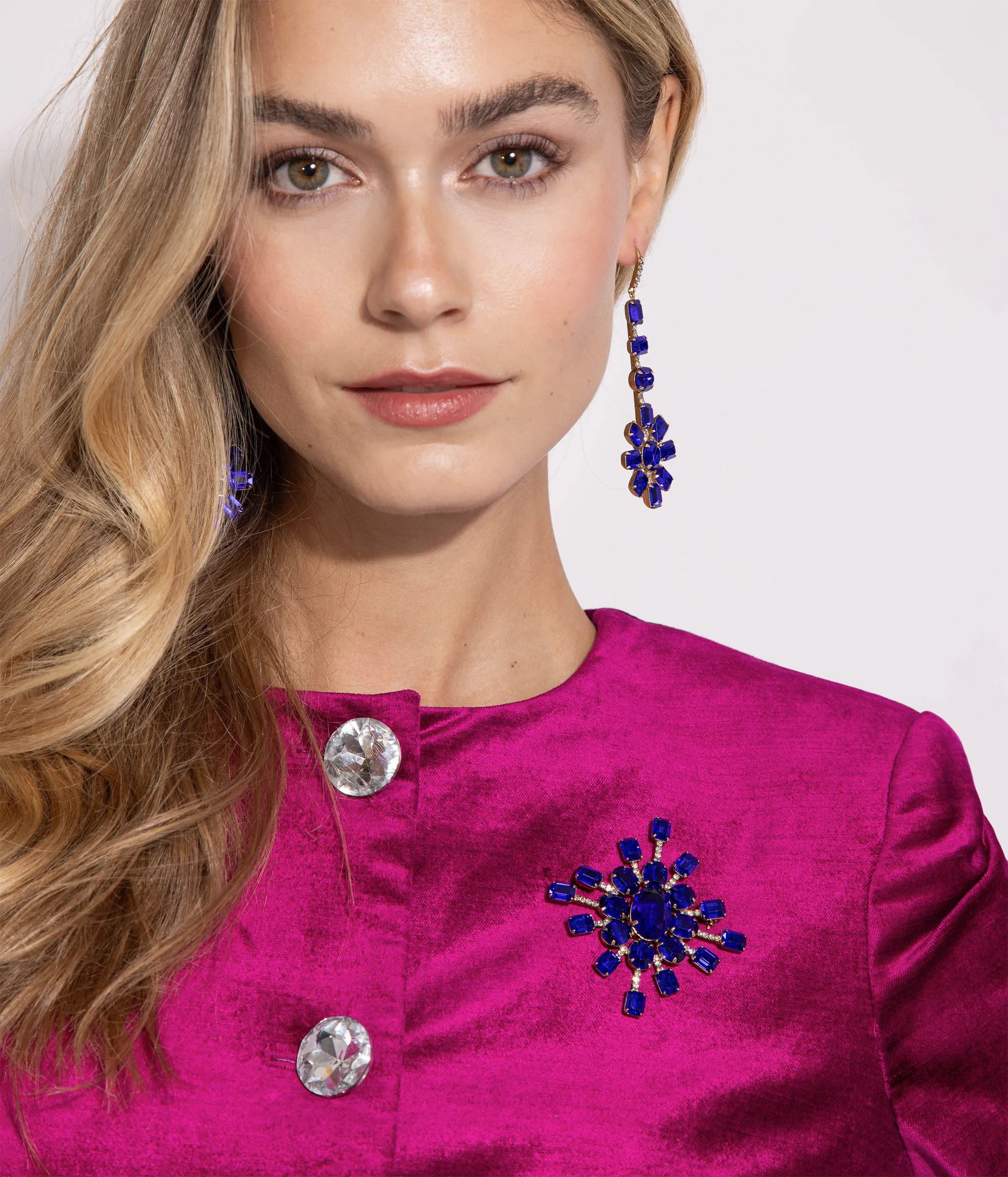 Indigo Brooch
