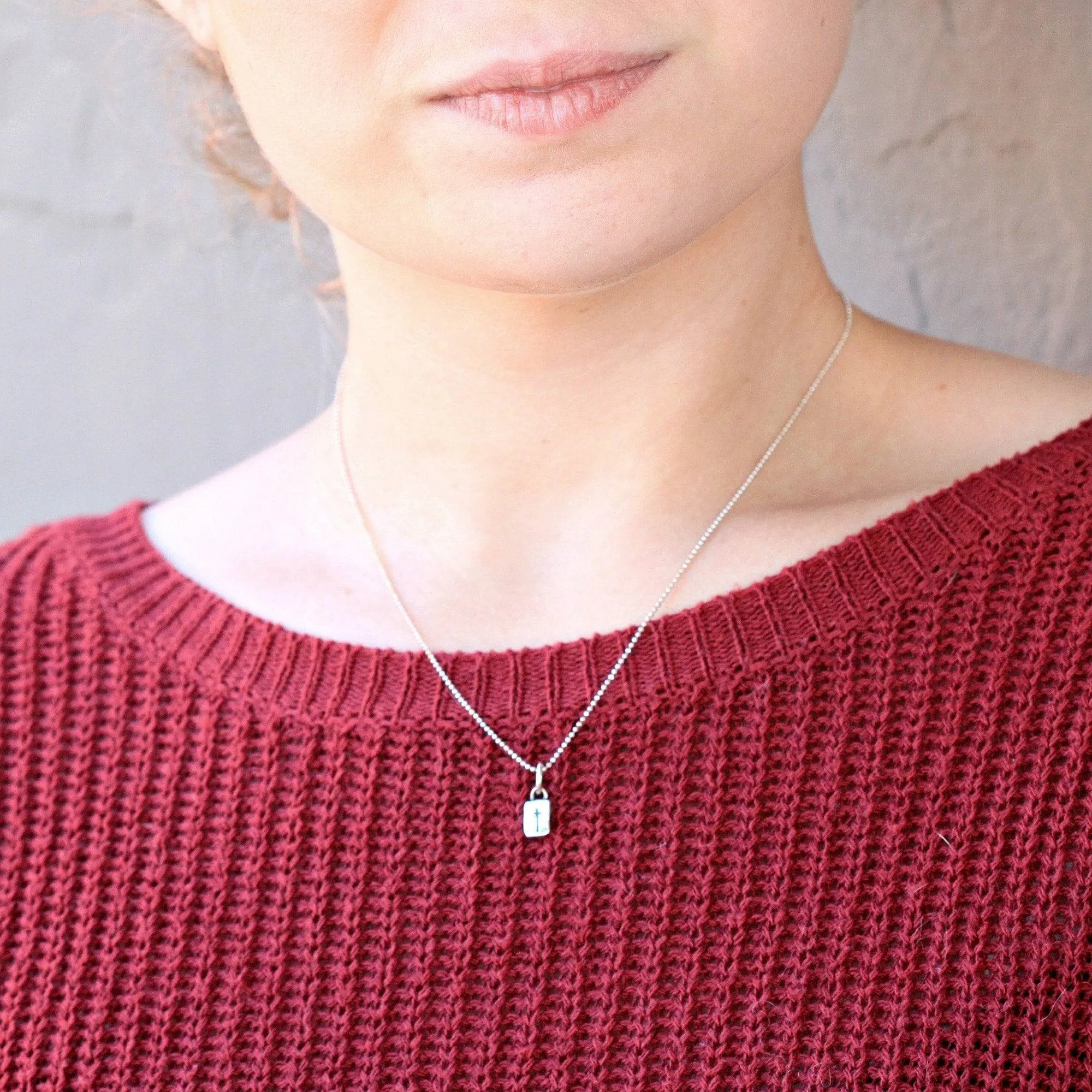 Itty Bitty Cross Necklace