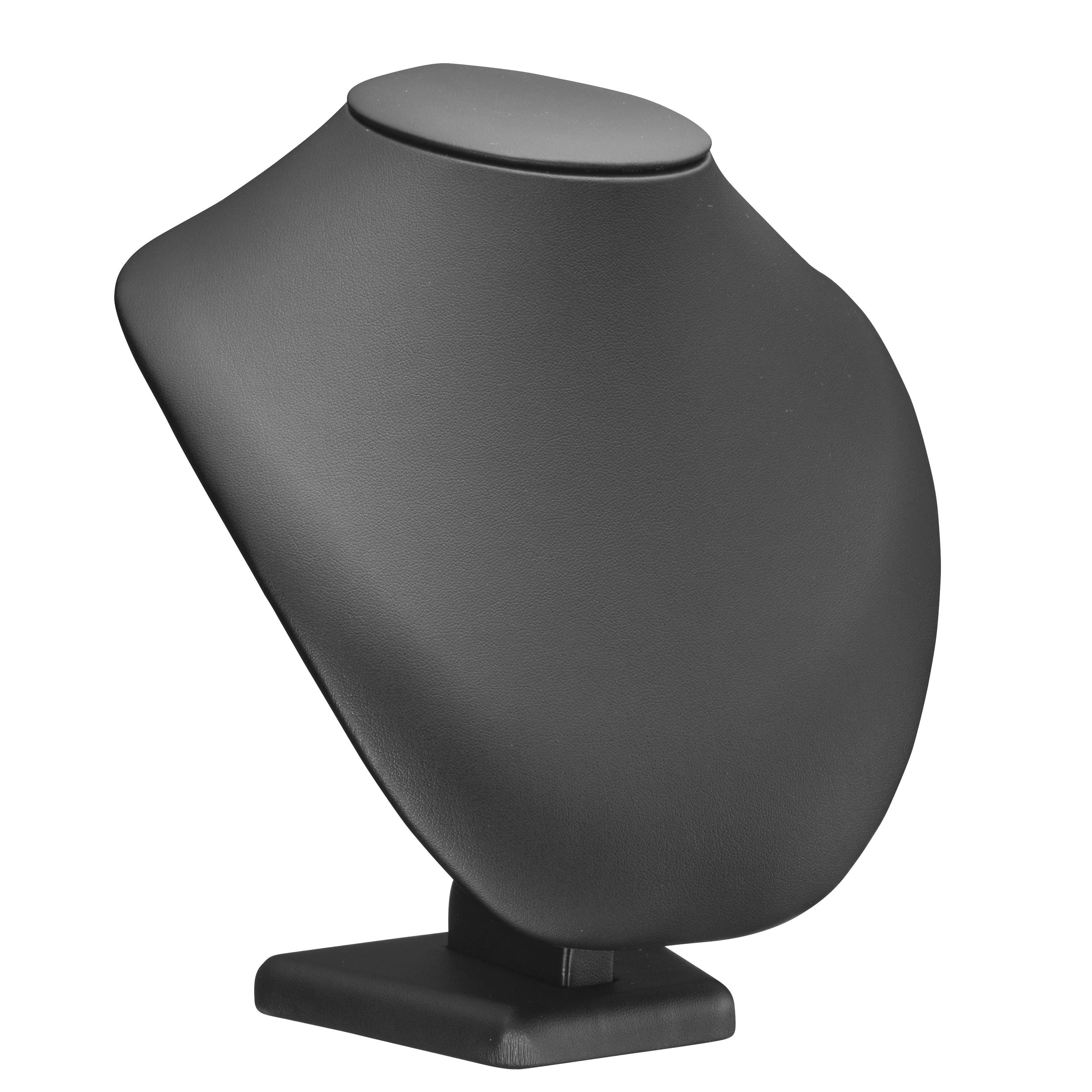 Large 8" Round Neck, Allure Leatherette Display Collection